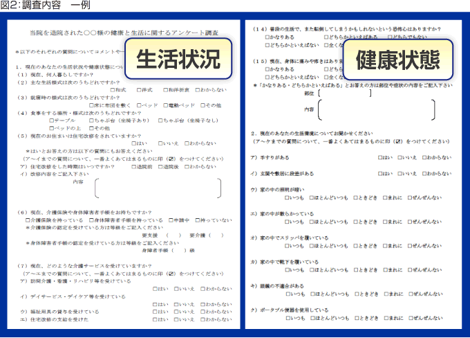 図2：調査内容　一例